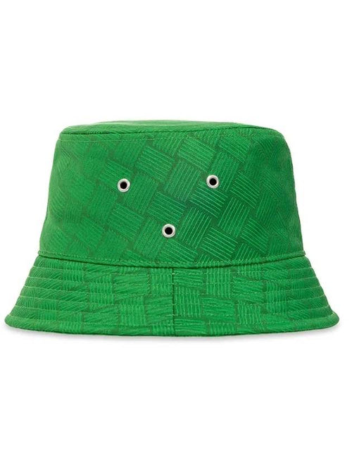 Bottega Veneta Intrecciato Jacquard Bucket Hat Parakeet