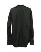 Dior Two Tone Buttondown Shirt in Black Cotton