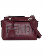 Fendi By The Way Boston Shoulder Bag Barolo Wine