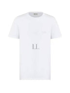 Embroidered Logo Cotton Jersey Short Sleeve T-Shirt White Dior