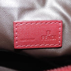 FENDI Zucca Canvas Pouch Red Gold90202