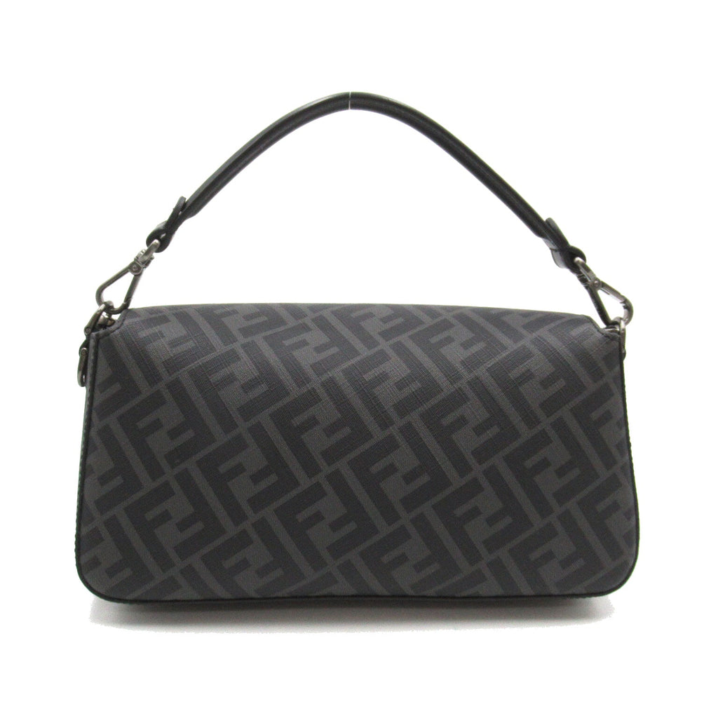 FENDI 2way shoulder bag Shoulder bag PVC Coated Canvas Leather Black