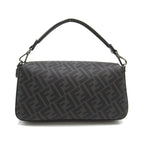 FENDI 2way shoulder bag Shoulder bag PVC Coated Canvas Leather Black