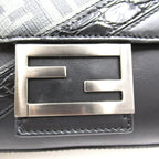 FENDI 2way shoulder bag Shoulder bag PVC Coated Canvas Leather Black