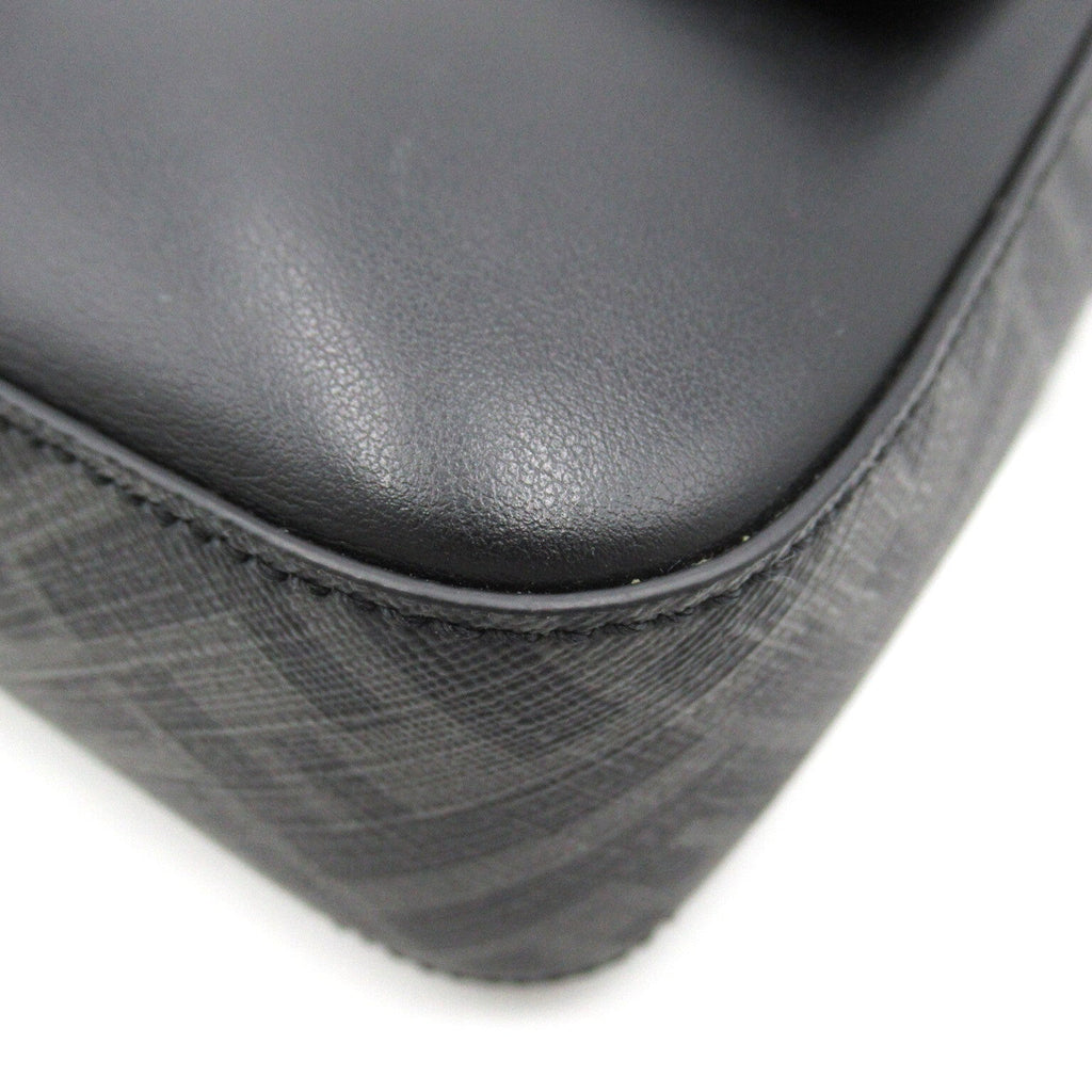 FENDI 2way shoulder bag Shoulder bag PVC Coated Canvas Leather Black