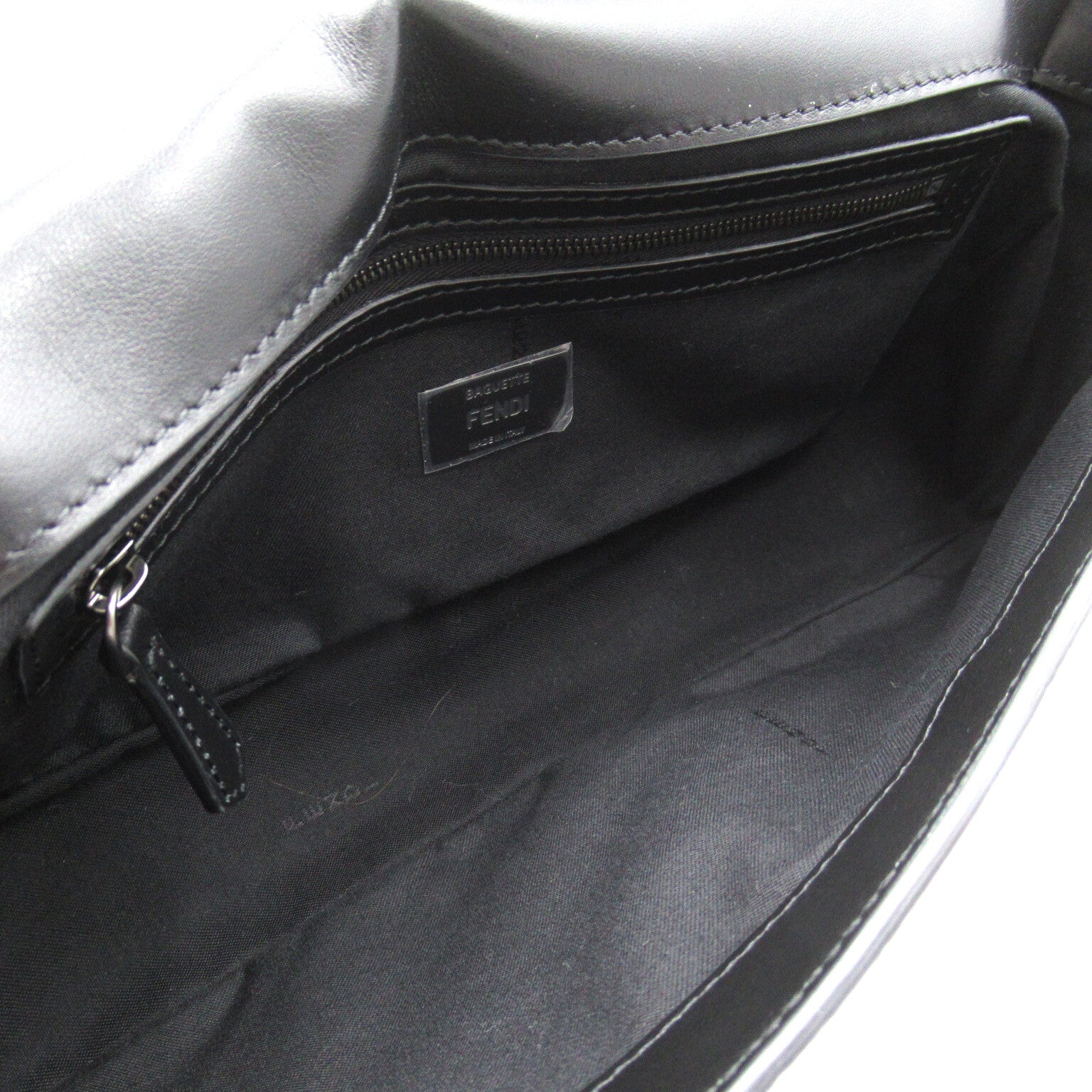 FENDI 2way shoulder bag Shoulder bag PVC Coated Canvas Leather Black