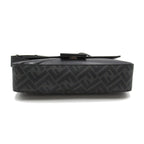 FENDI 2way shoulder bag Shoulder bag PVC Coated Canvas Leather Black