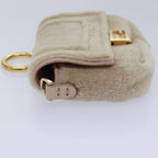 FENDI Chain Shoulder Wallet Beige Gold90429