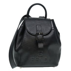 FENDI Backpack Leather Black90504
