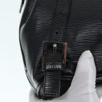 FENDI Backpack Leather Black90504
