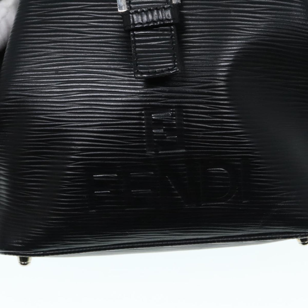 FENDI Backpack Leather Black90504