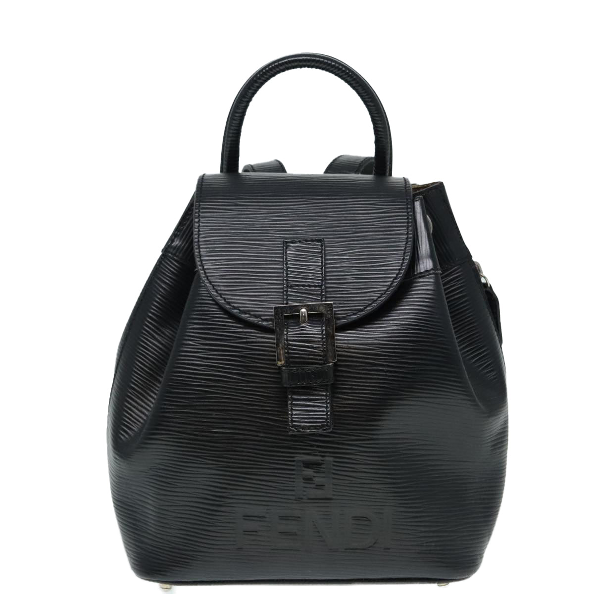 FENDI Backpack Leather Black90504