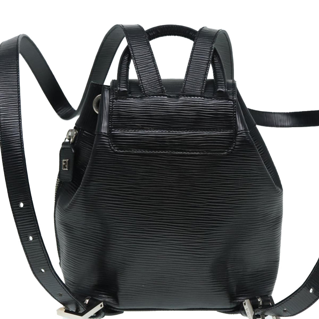 FENDI Backpack Leather Black90504