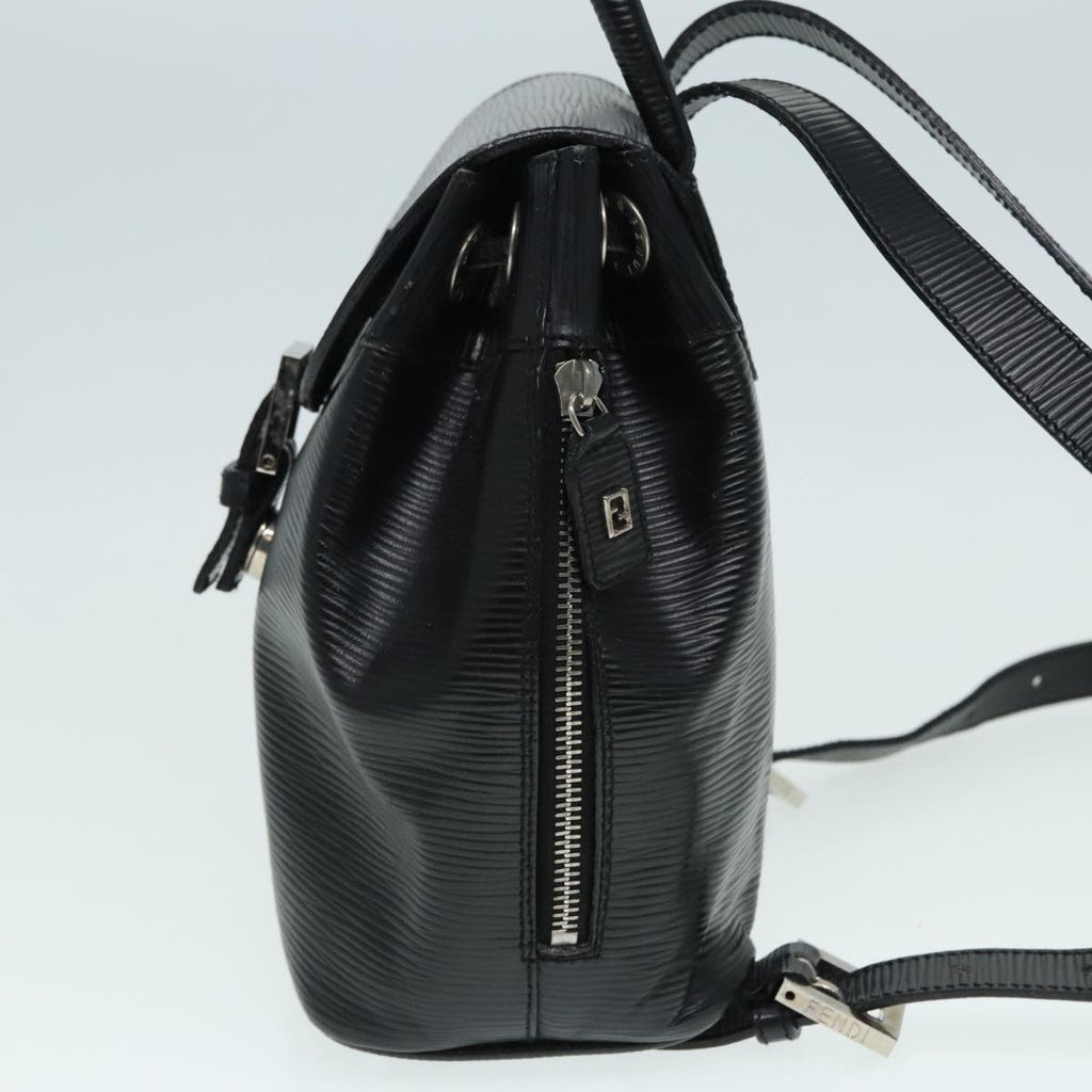 FENDI Backpack Leather Black90504
