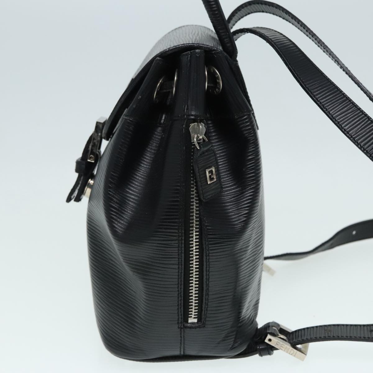 FENDI Backpack Leather Black90504