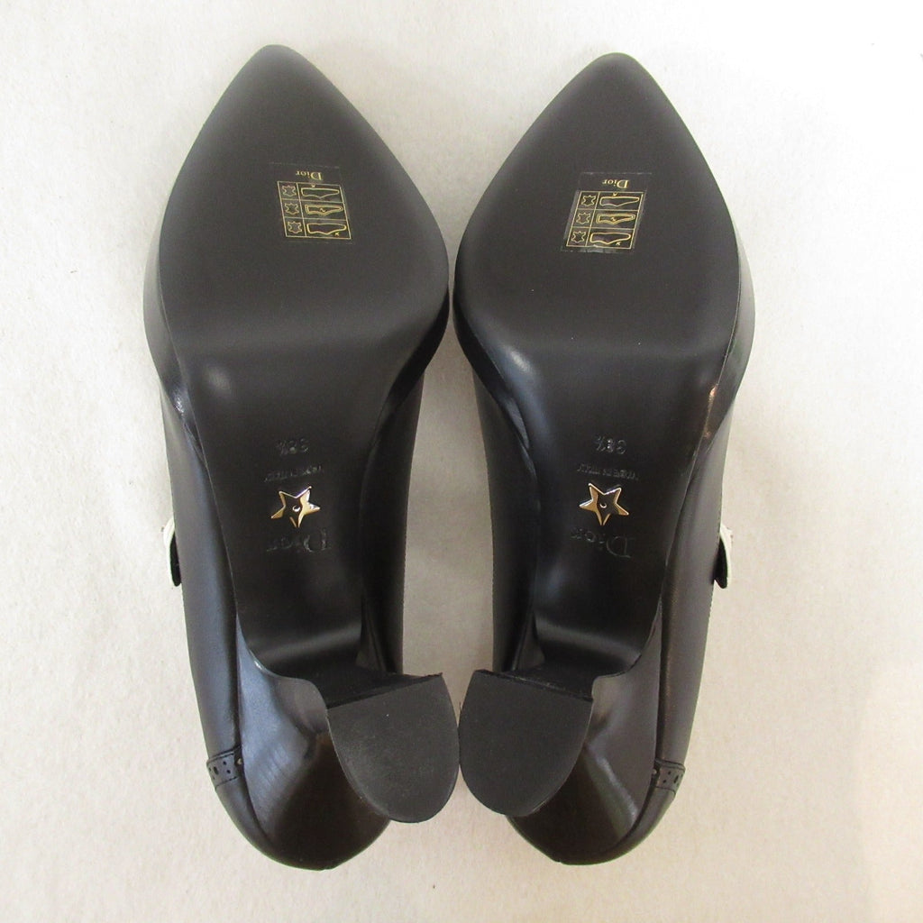 Dior Pumps Pumps Leather Black White