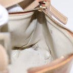 FENDI Zucchino Canvas Hand Bag Enamel Orange Gold90583