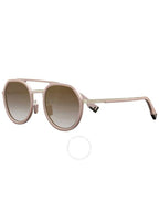 Fendi Fendi Brown Pink Gradient Pilot Men's Sunglasses FE40040U 73G 51
