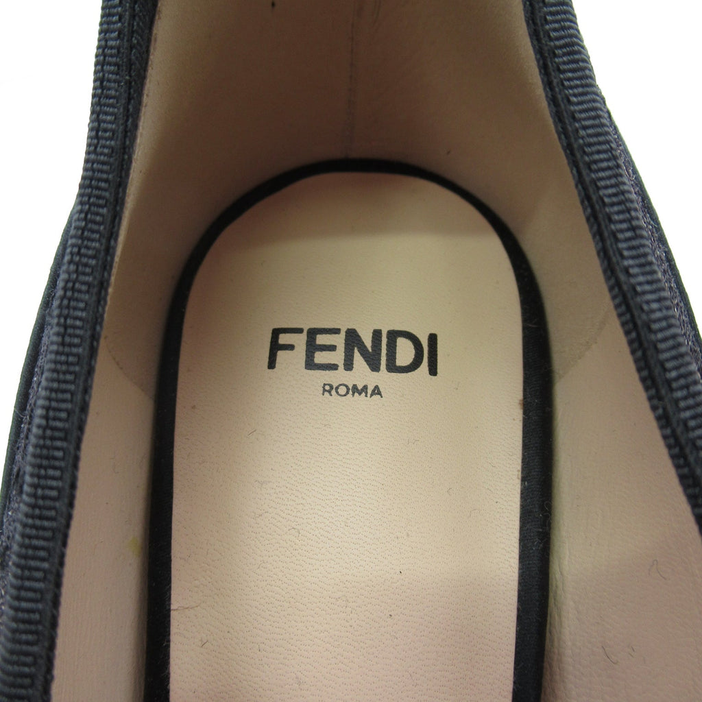 FENDI Heeled pumps With strap Pumps Others Satin Black Beige