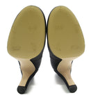 FENDI Heeled pumps With strap Pumps Others Satin Black Beige