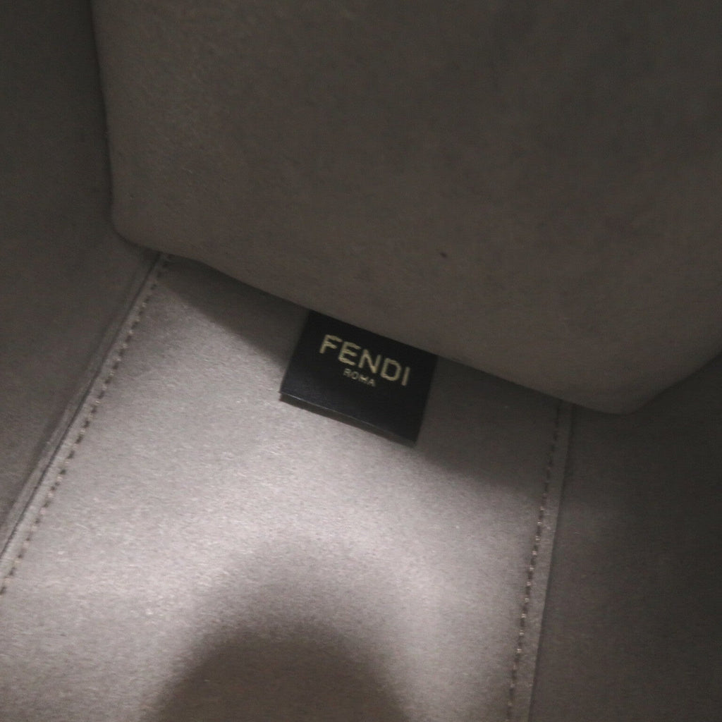 FENDI 2Way Tote Handbag Tote bag Leather Black