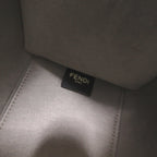 FENDI 2Way Tote Handbag Tote bag Leather Black