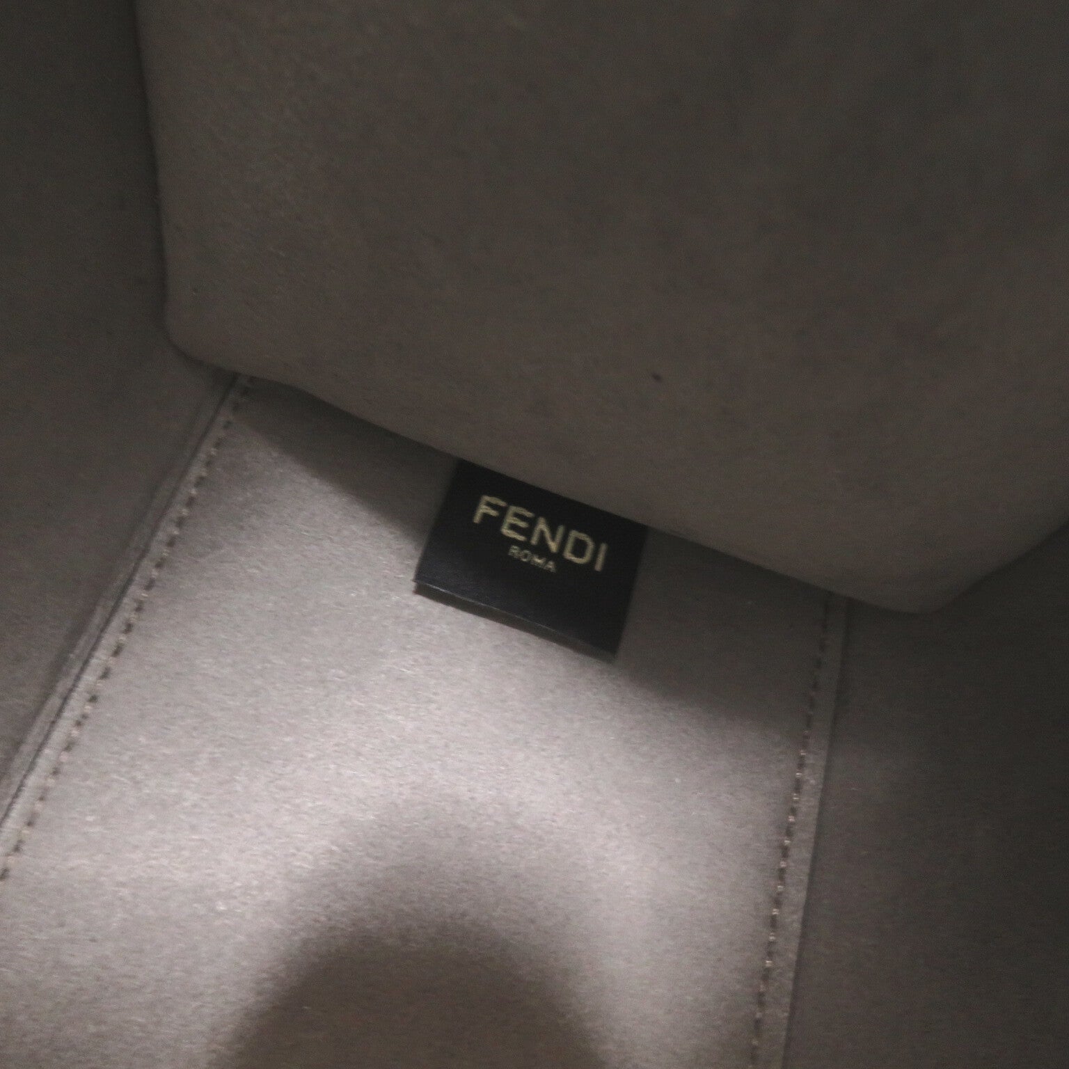 FENDI 2Way Tote Handbag Tote bag Leather Black