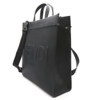 FENDI 2Way Tote Handbag Tote bag Leather Black