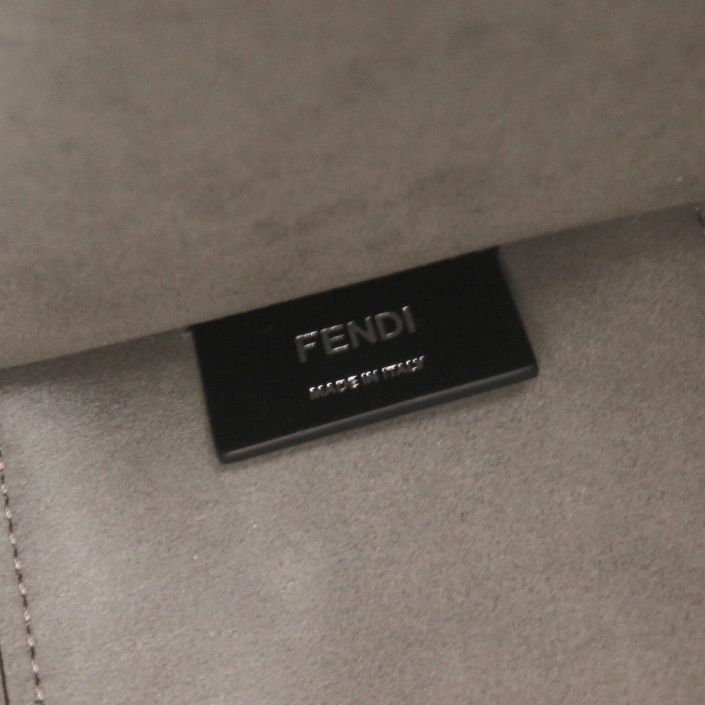 FENDI 2Way Tote Handbag Tote bag Leather Black