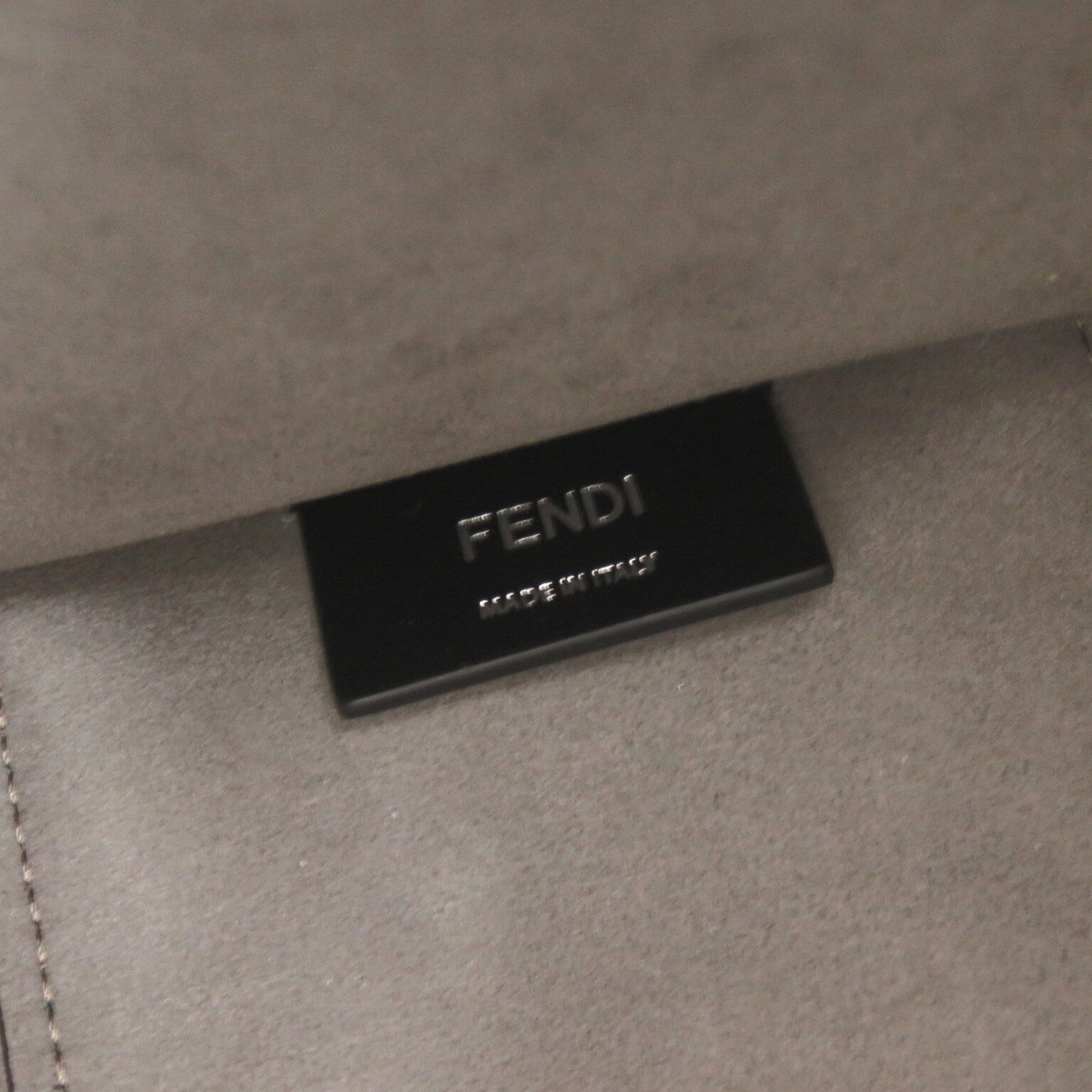 FENDI 2Way Tote Handbag Tote bag Leather Black