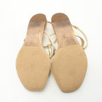 Dior Thong sandals Leather Gold Rhinestone