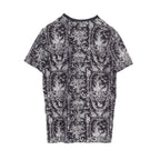 Dior T-shirt Crew neck All-over pattern Cotton Navy White