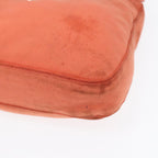 FENDI Mamma Baguette Shoulder Bag Nylon Orange Silver90787