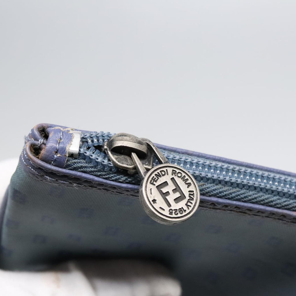 FENDI Clutch Bag PVCCanvas Blue90806