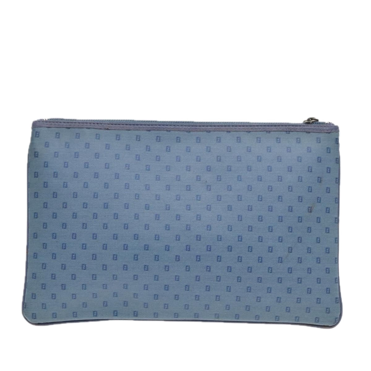 FENDI Clutch Bag PVCCanvas Blue90806