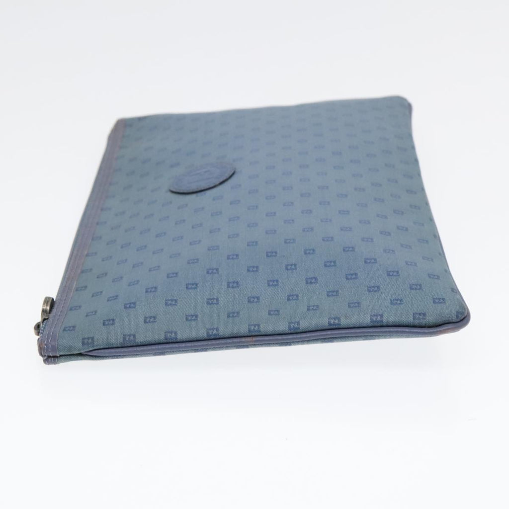 FENDI Clutch Bag PVCCanvas Blue90806
