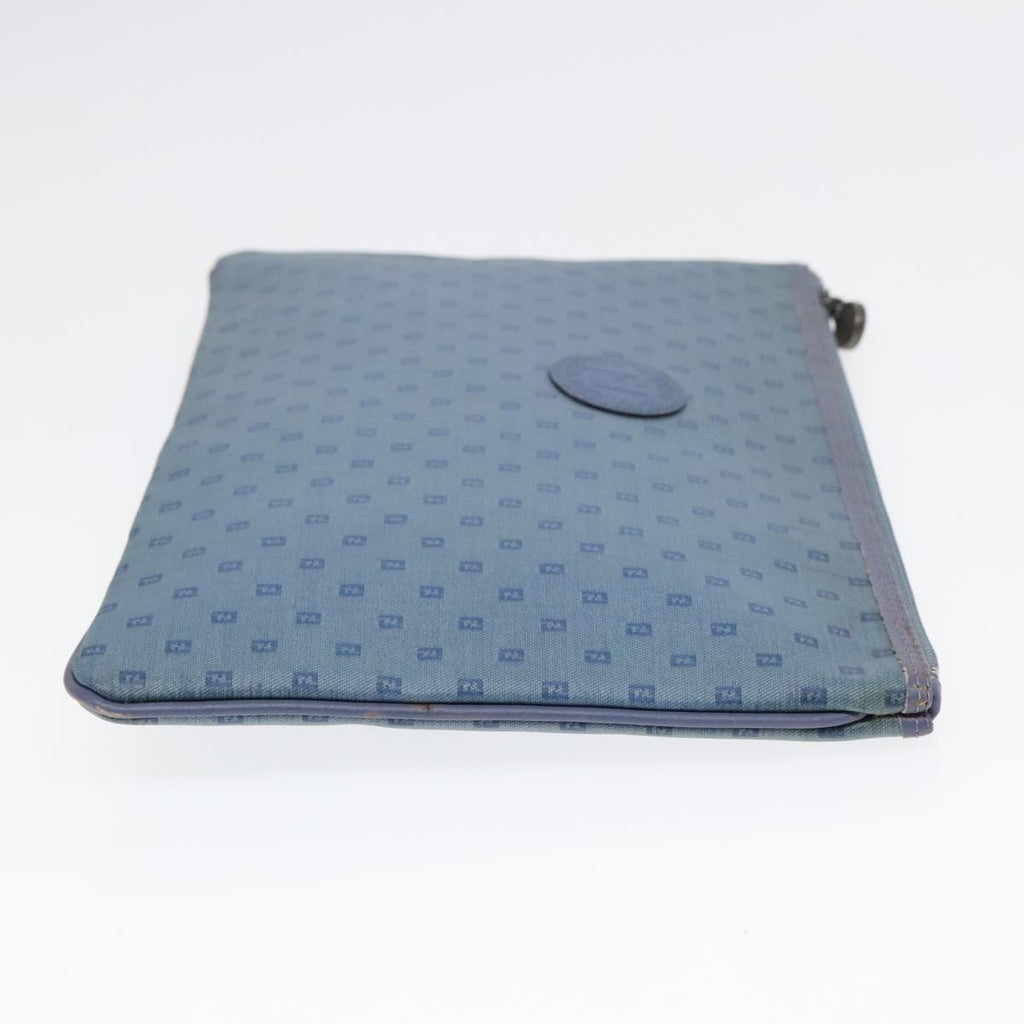 FENDI Clutch Bag PVCCanvas Blue90806