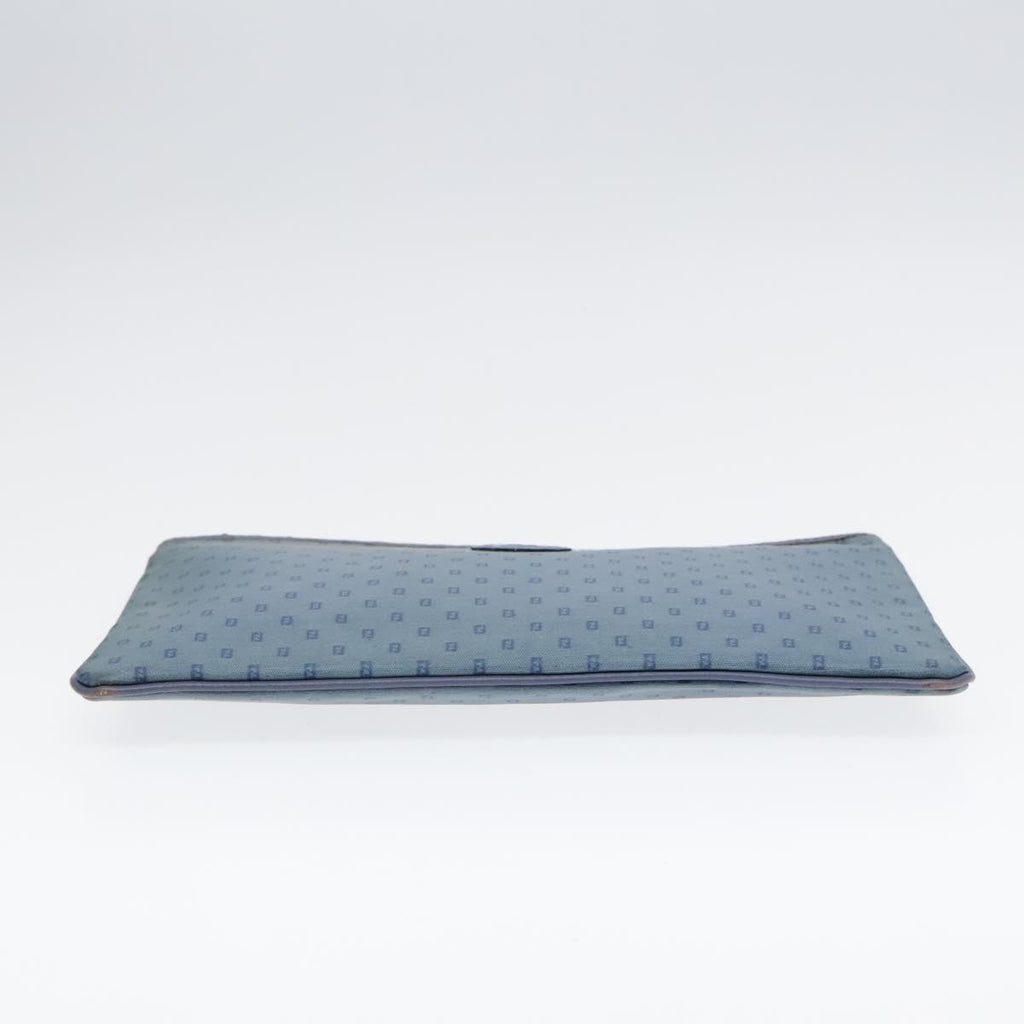 FENDI Clutch Bag PVCCanvas Blue90806