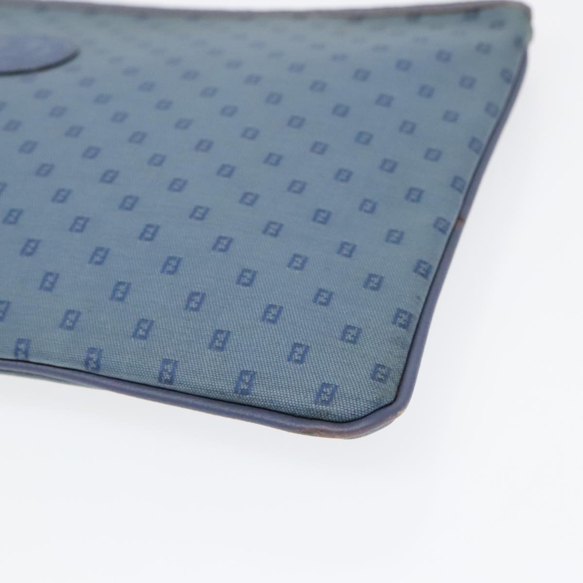 FENDI Clutch Bag PVCCanvas Blue90806