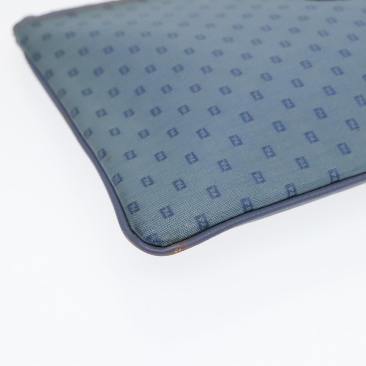 FENDI Clutch Bag PVCCanvas Blue90806