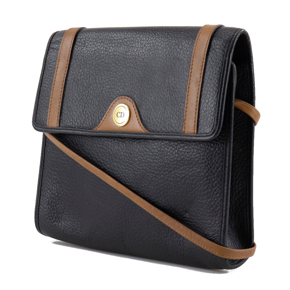 Dior Cd  Leather Shoulder Bag (Pre-Owned)