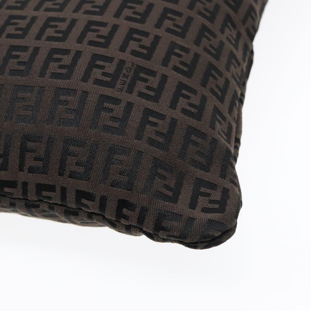 FENDI Zucchino Canvas Tote Bag Dark Brown90829