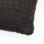 FENDI Zucchino Canvas Tote Bag Dark Brown90829