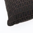 FENDI Zucchino Canvas Tote Bag Dark Brown90829