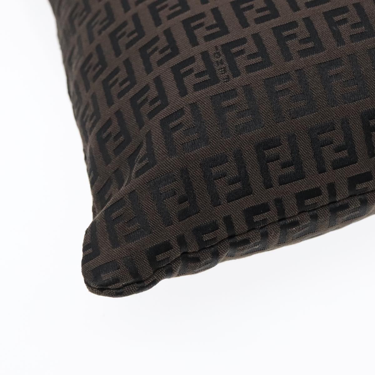 FENDI Zucchino Canvas Tote Bag Dark Brown90829