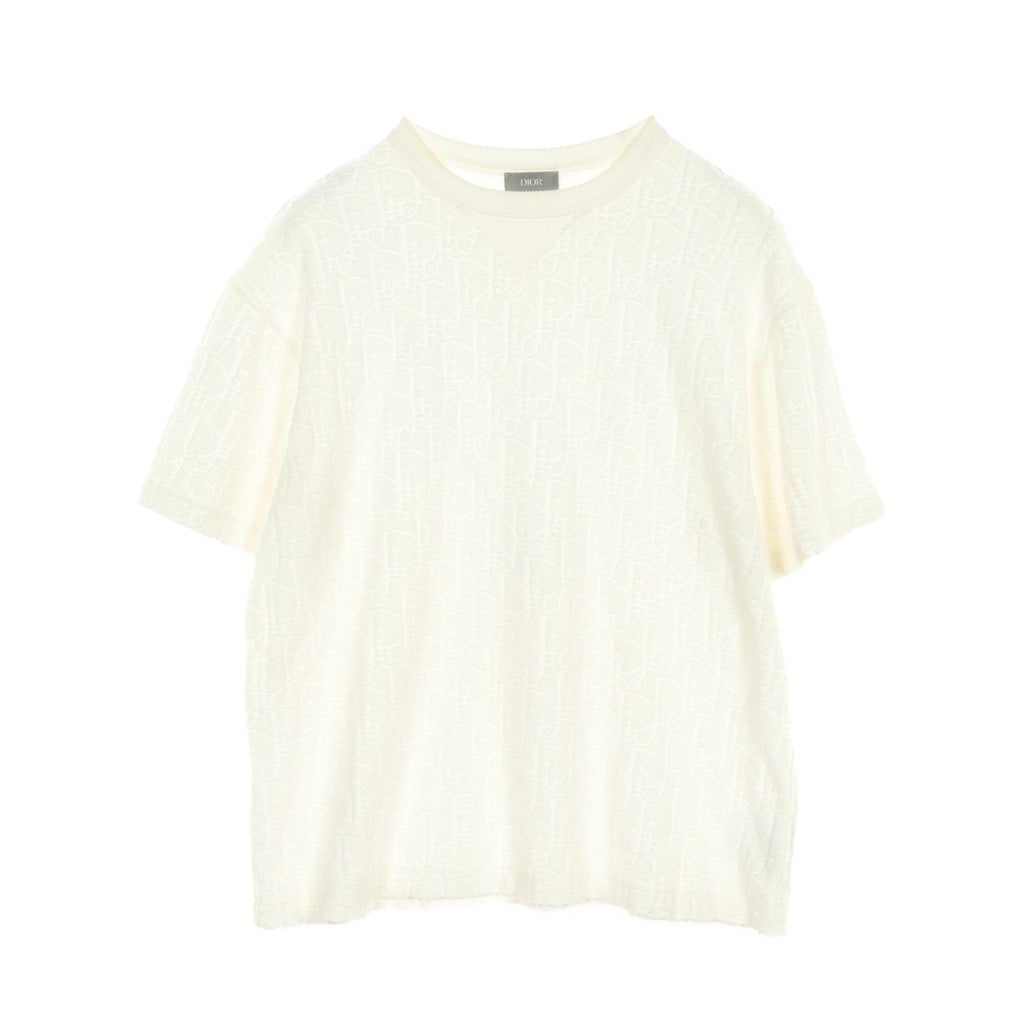 Dior Oblique jacquard T-shirt Cotton White