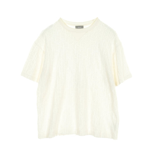 Dior Oblique jacquard T-shirt Cotton White