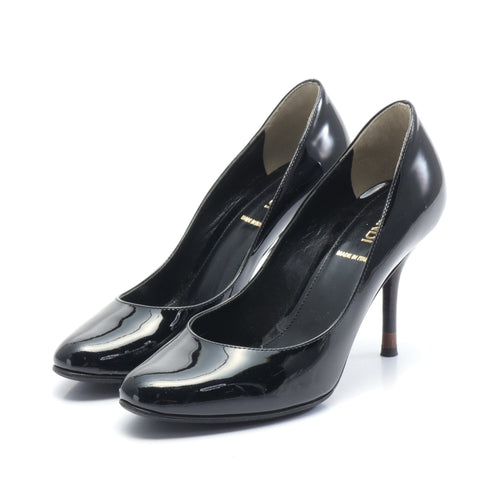 FENDI Pumps Patent leather Black