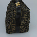 FENDI Zucca Canvas Pouch Brown Black90910