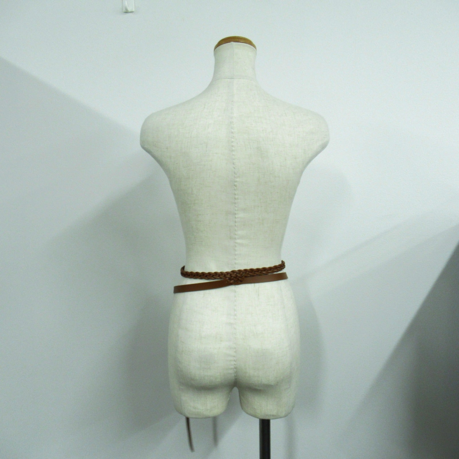 Dior Mesh Double Belt Belt Calfskin (cowhide) Brown